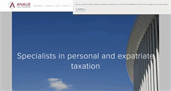 Desktop Screenshot of analietax.com